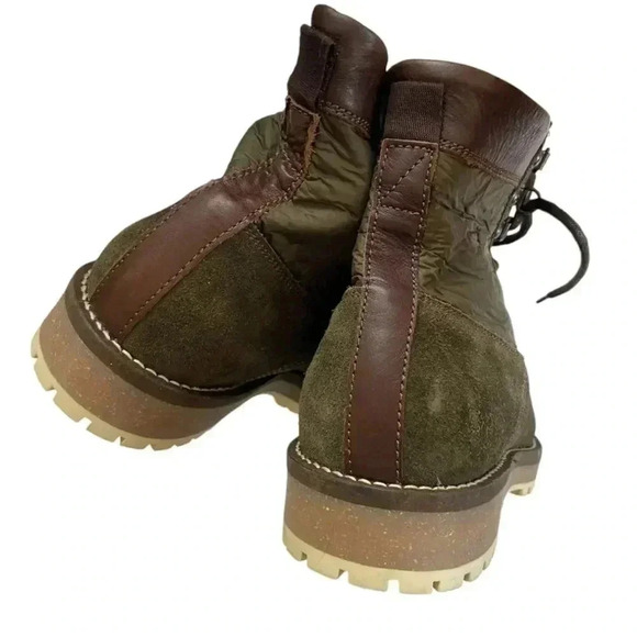 Shoe the Bear Comrade Suede & Textile Lace-Up Boot Khaki size 43 US 9.5-10 - Picture 9 of 13